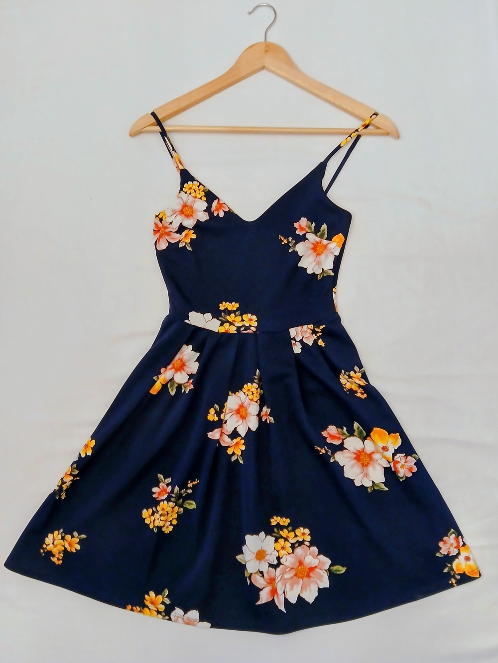 Soprano Floral Fit & Flare Spaghetti Strap Mini Summer Dress Size 2